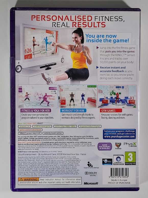 Your Shape Fitness Evolved / Xbox 360 Kinect / PerfectBlue / Warszawa