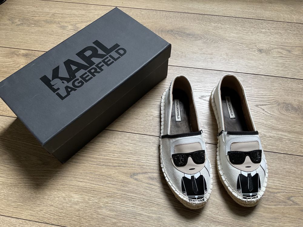 Espadryle karl Lagerfeld Białe 37