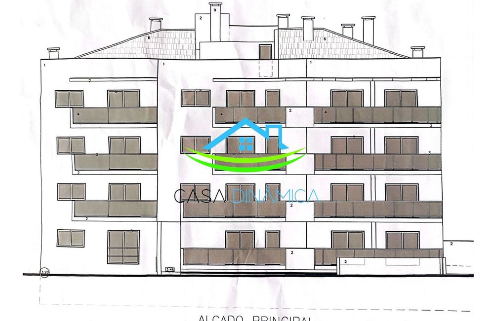 Vende se apartamento T3 novo com terraço e garagem
