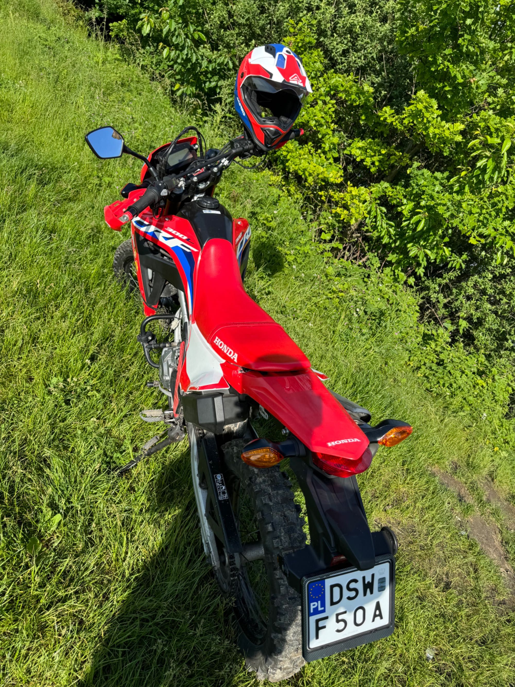 Okazja! Honda CRF 300L 2021 ABS mocno doposażona amortyzator Wilbers
