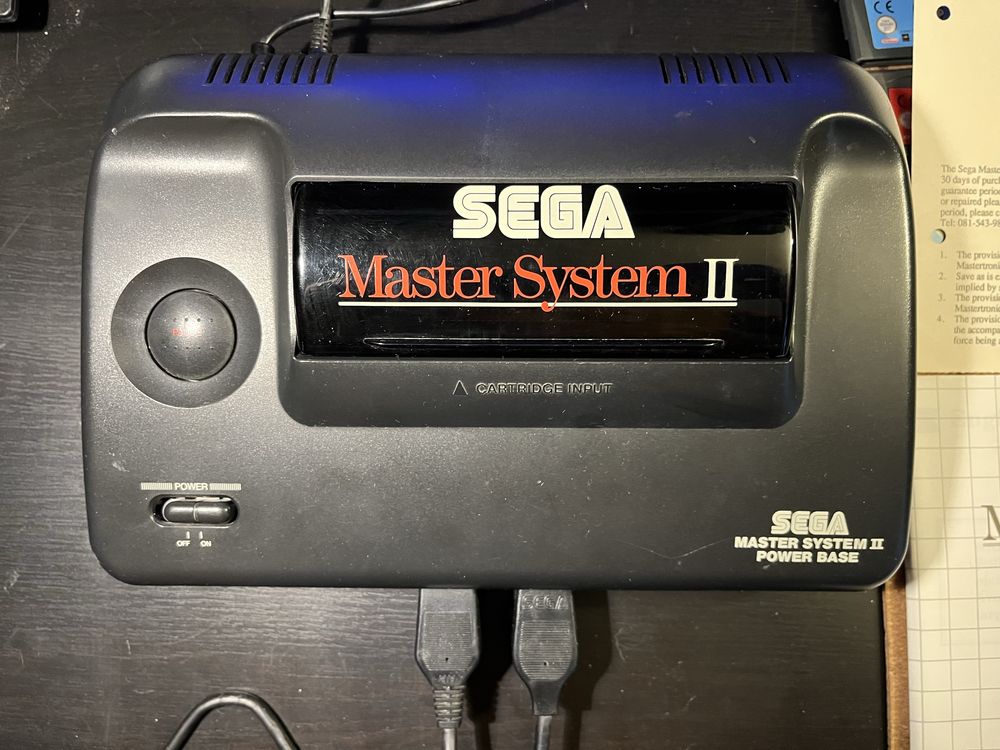 Konsola Sega Master System II w oryginalnym kartonie  BOX + gra