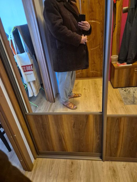 Kożuch naturalny męski