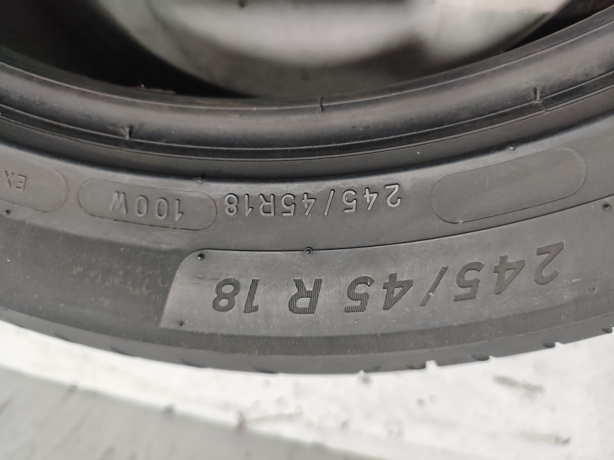 2 pneus semi novos Michelin primacy 4 245/45R18 100W Oferta dos Portes