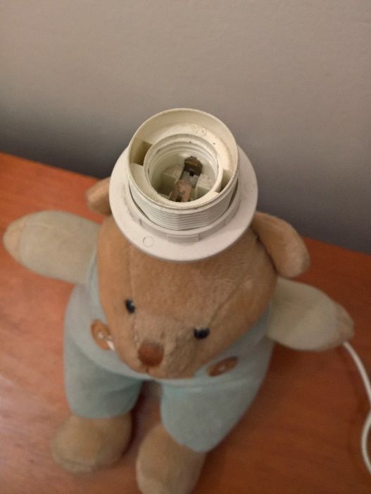 Candeeiro ursinho para bebé / criança