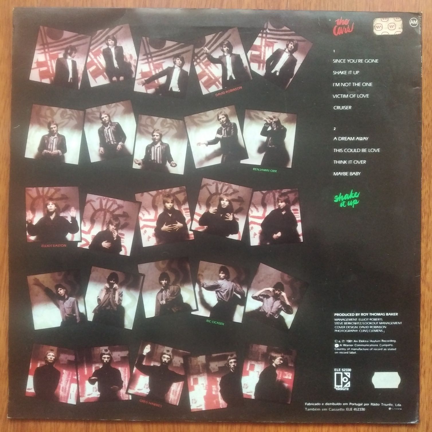 The Cars disco de vinil "Shake it up".