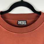DIESEL Женская толстовка Джемпер Коричневый Хлопок