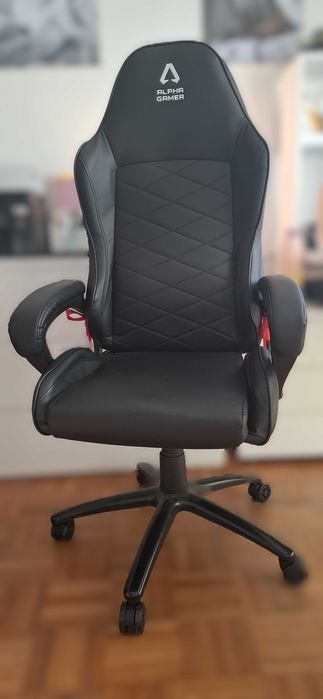 Cadeira Gaming ALPHA GAMER Maya Black USADA