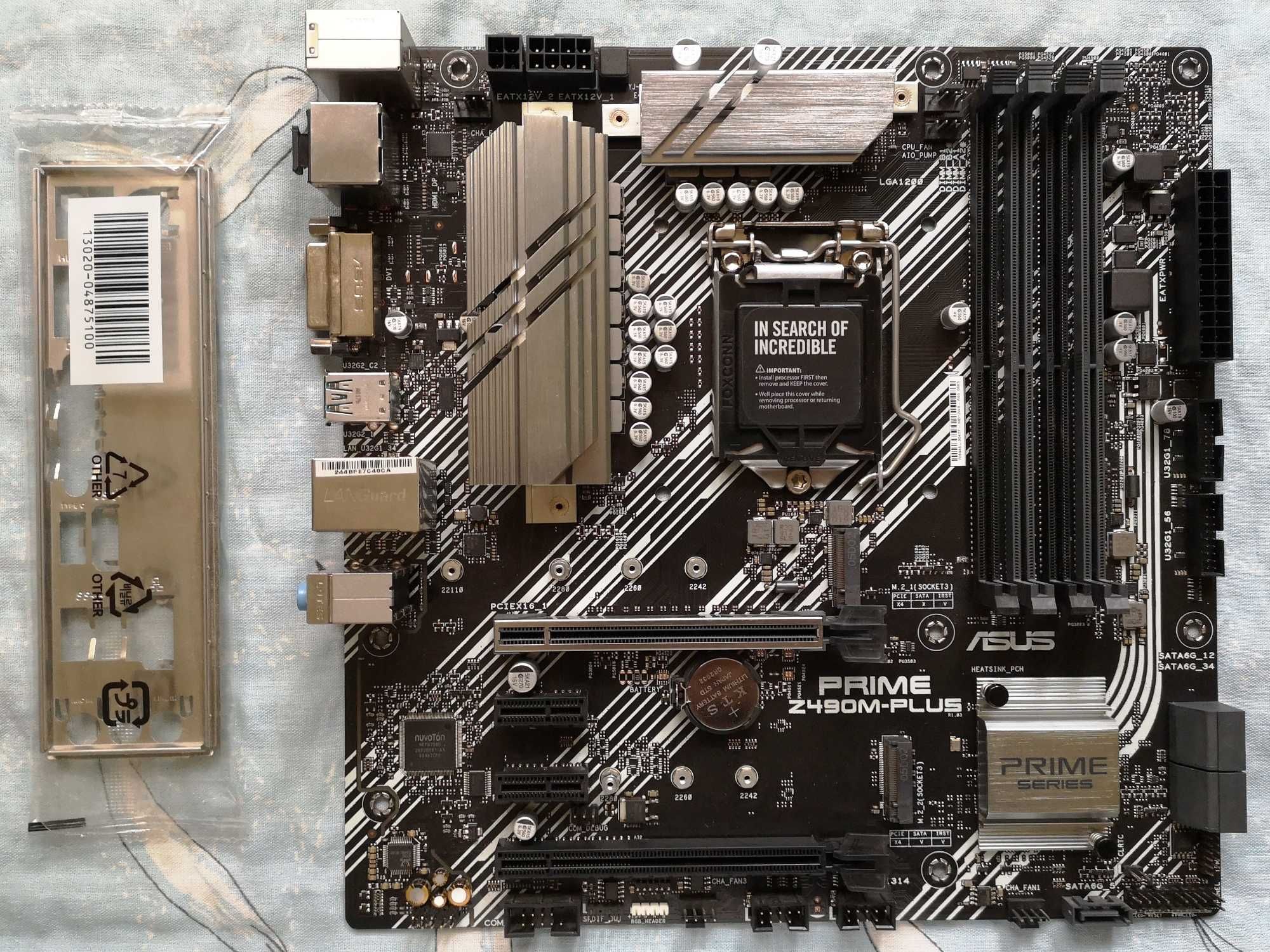 Материнська плата  Socket 1200   Asus Prime Z490M-Plus