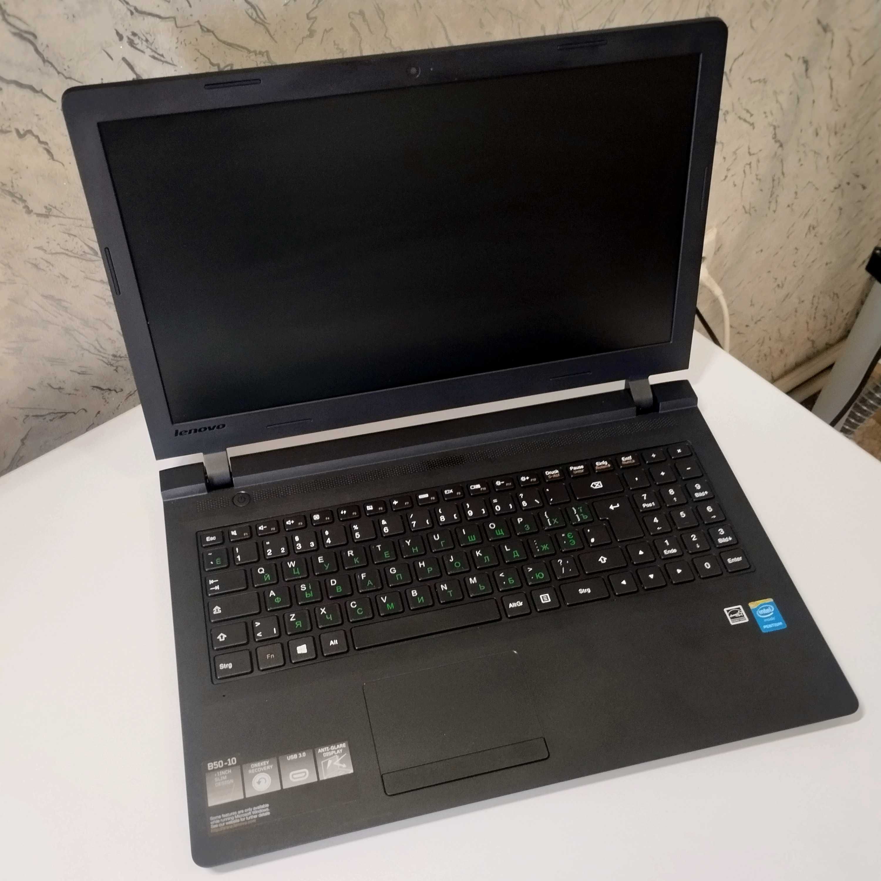 Ноутбук Lenovo B50-10 | 4 ядра N3540 | 8/120 SSD | батарея 2 часа
