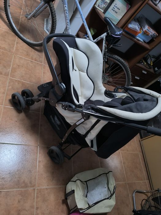 Carrinho+ovo de bebê NANIA