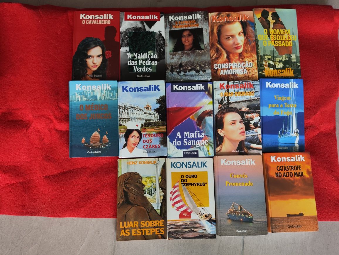 Lote 14 Livros Heinz G. Konsalik - Círculo de Leitores