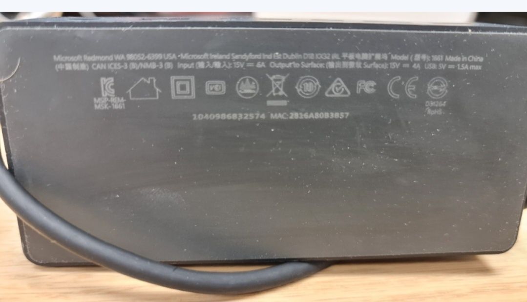 Microsoft Surface 1661 Stacja dokująca BDB