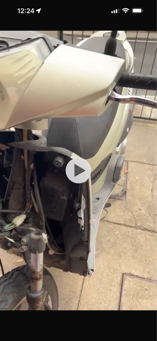 Baotian 125cc – boa mecânica, carenagem frontal partida