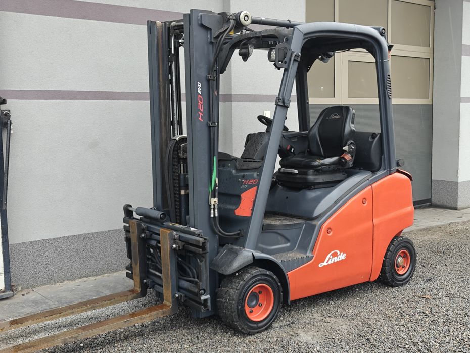 Wózek Linde H20T-01 Evo Triplex 4.7m 2016r Pozycjoner Sprowadzony