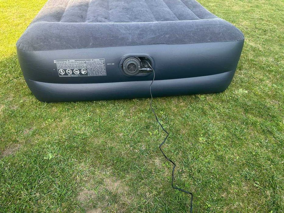 ‼️Надувная кровать двуспальная с насос. Матрас. Ліжко надувне чорне ‼️