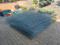 Kosze-gabion miękki 22 szt 0,5x0,5x2m 4 szt 0,5x0,5x1m