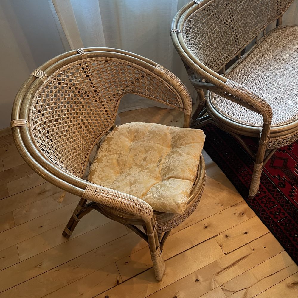 Zestaw mebli rattanowych na taras