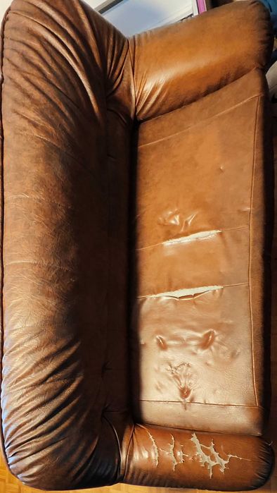 Tapczan Kanapa Wersalka im. skóry 200x90 Rozkładana z funkcją spania