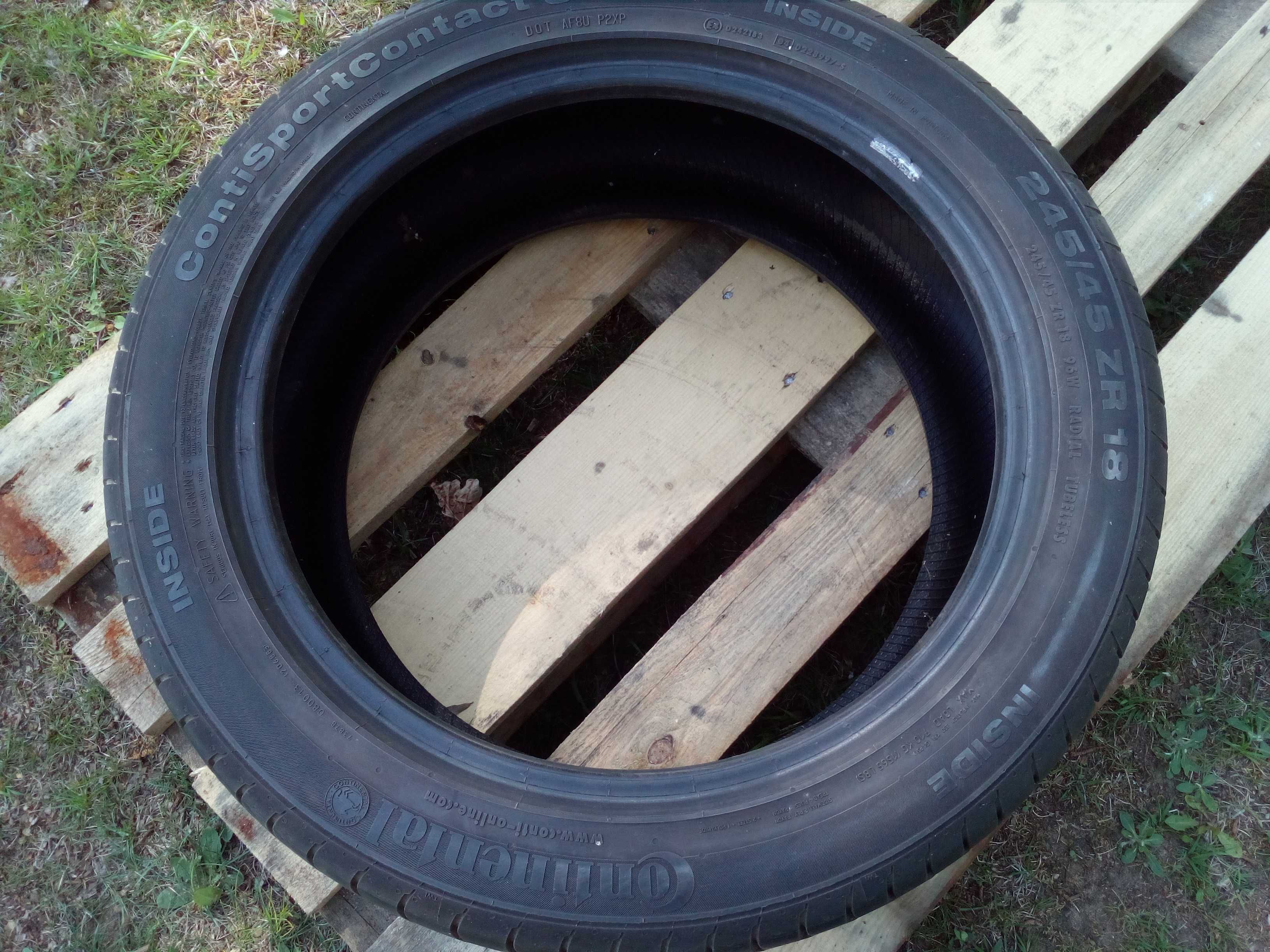 Opona245/45r18 Continental