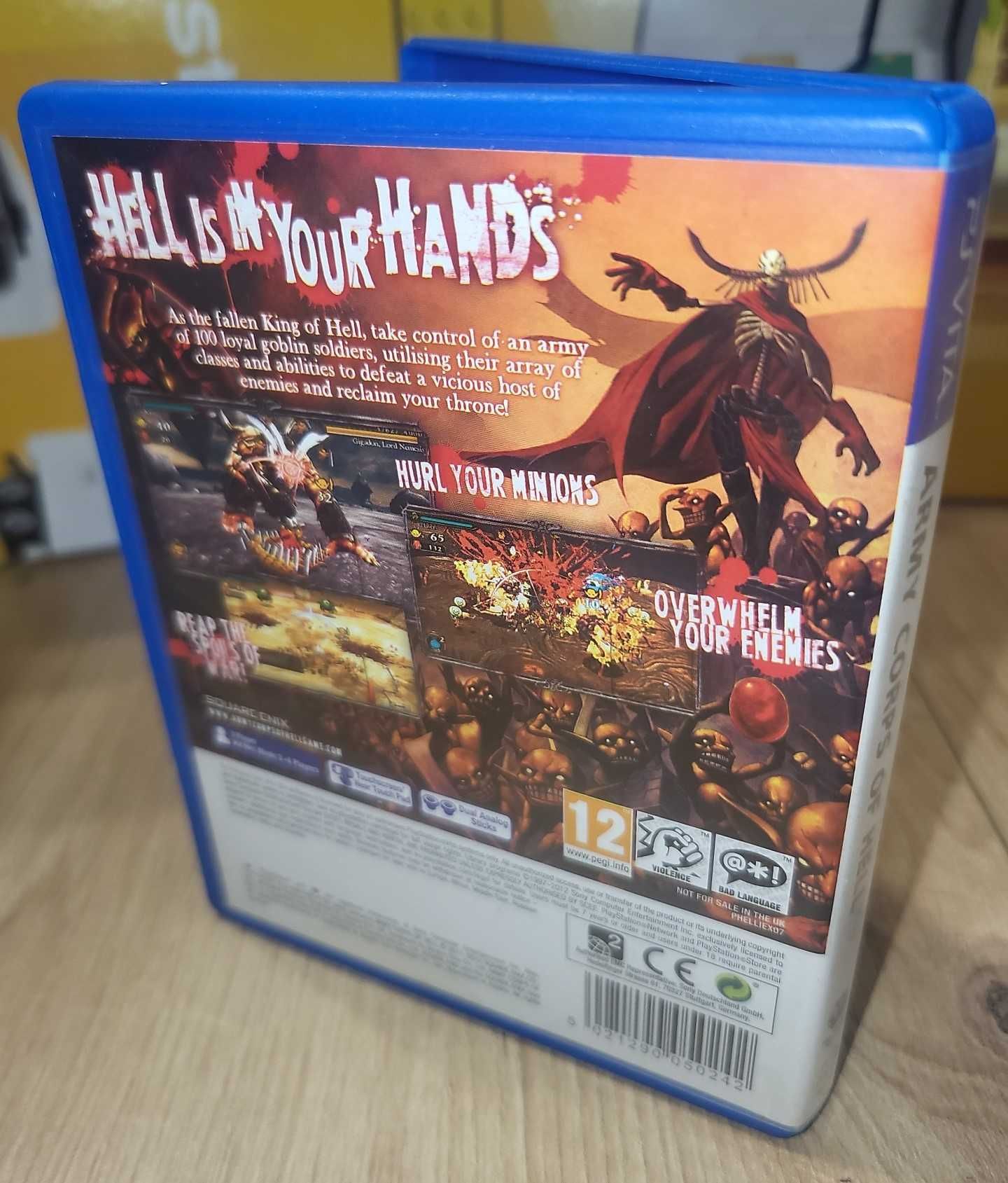 Gra Army Corps of Hell - Playstation PS VITA - Komplet +PROTEKTOR
