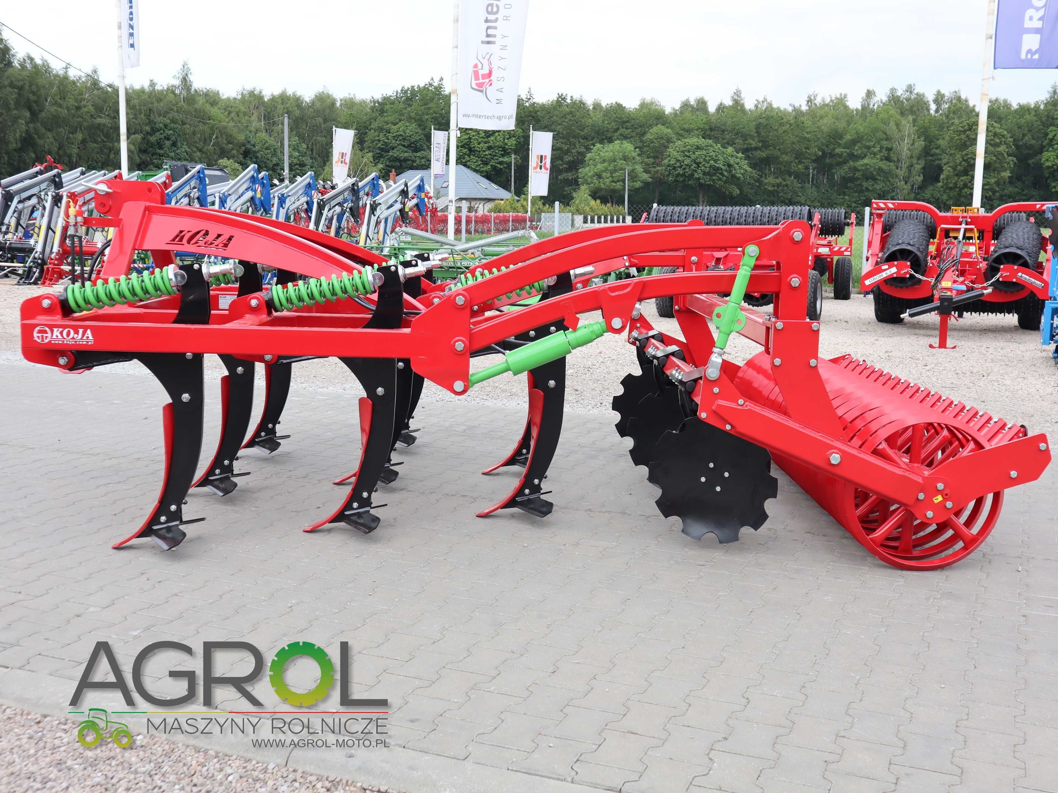 Kultywator agregat bezorkowy dłutowy głębosz Koja Grano system Rolmako