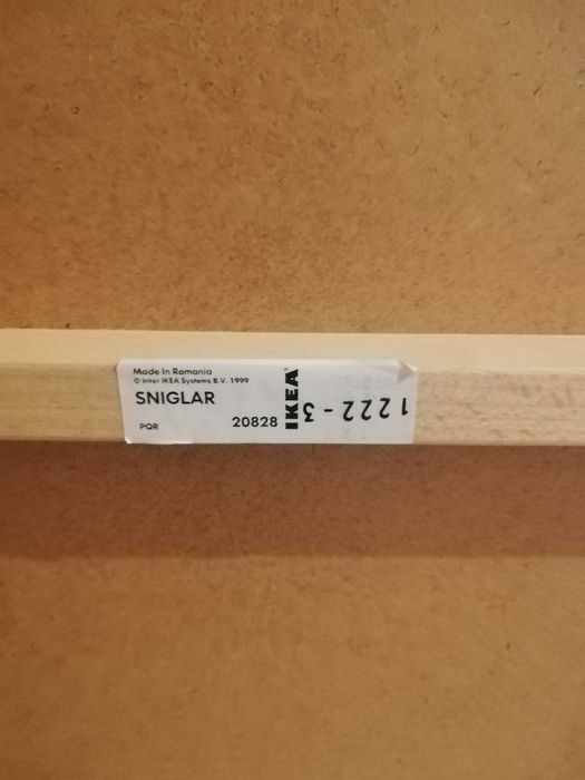 Łóżeczko dziecięce 60x120 Ikea Sniglar białe