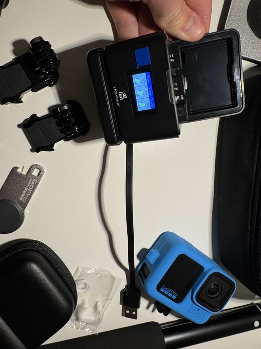 Gopro Hero 13 Black 5.3K Akcesoria Baterie Pokrowiec Wifi