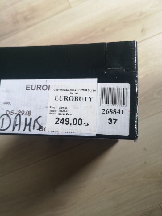 Damiss czułenka skóra 37 obcas