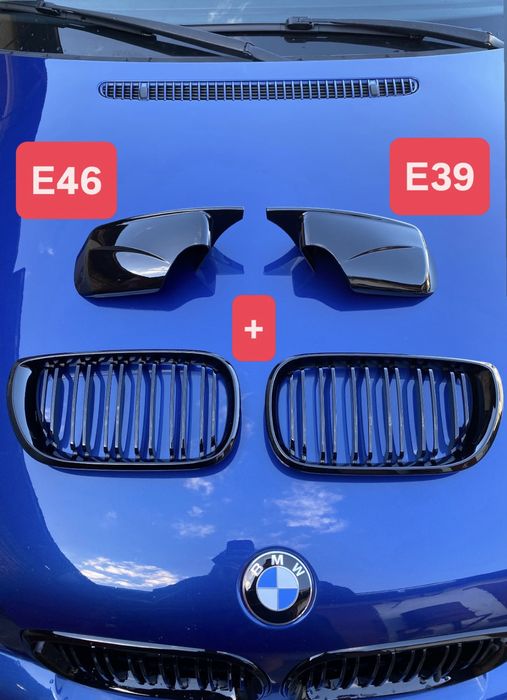 Ноздрі+накладки на зеркала bmw e46 е39 BMW E46 E39 бмв решітки