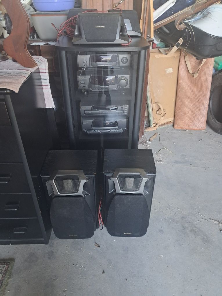 Aparelhagem e sistema de som com movel  Tecnics