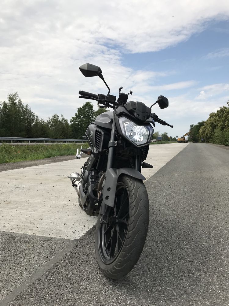 yamaha mt125 2k19r, nowy napęd, wydech storm