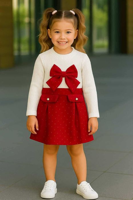 NOWOŚĆ Sukienka prążek 110 do 152 święta