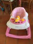 Andador criança cor rosa