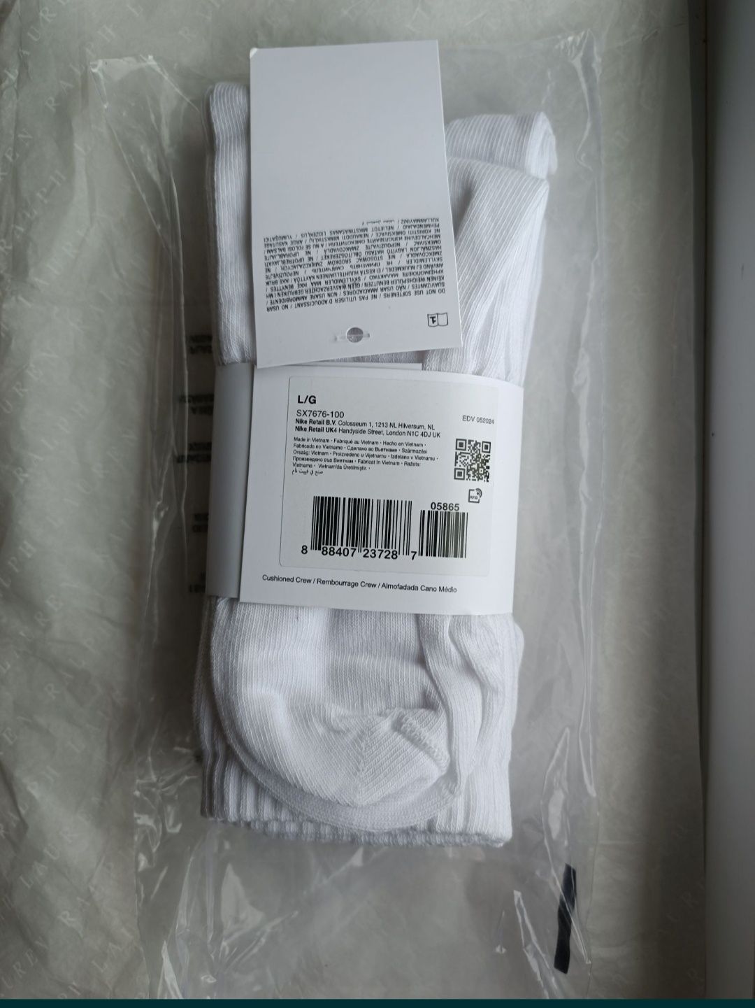 Носки  Nike Everyday Lightweight тонкие   оригинал SX7676-100 .