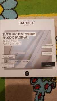 Siatki przeciw owadów na okno dachowe kolor biały Nowe