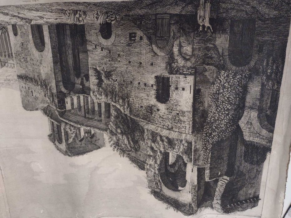 Rycina Akwaforta Luigi Rossini 1822