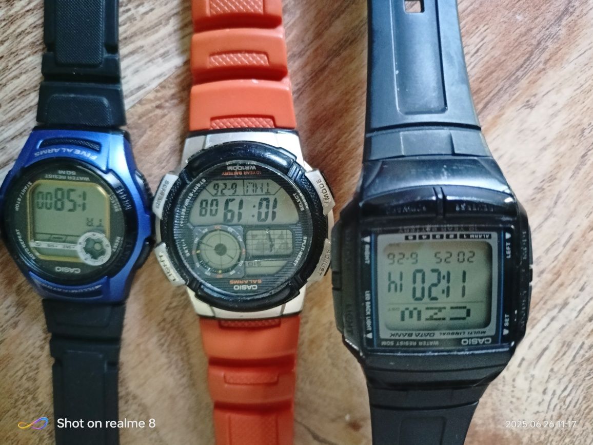 Zegarki casio 11 sztuk zestaw