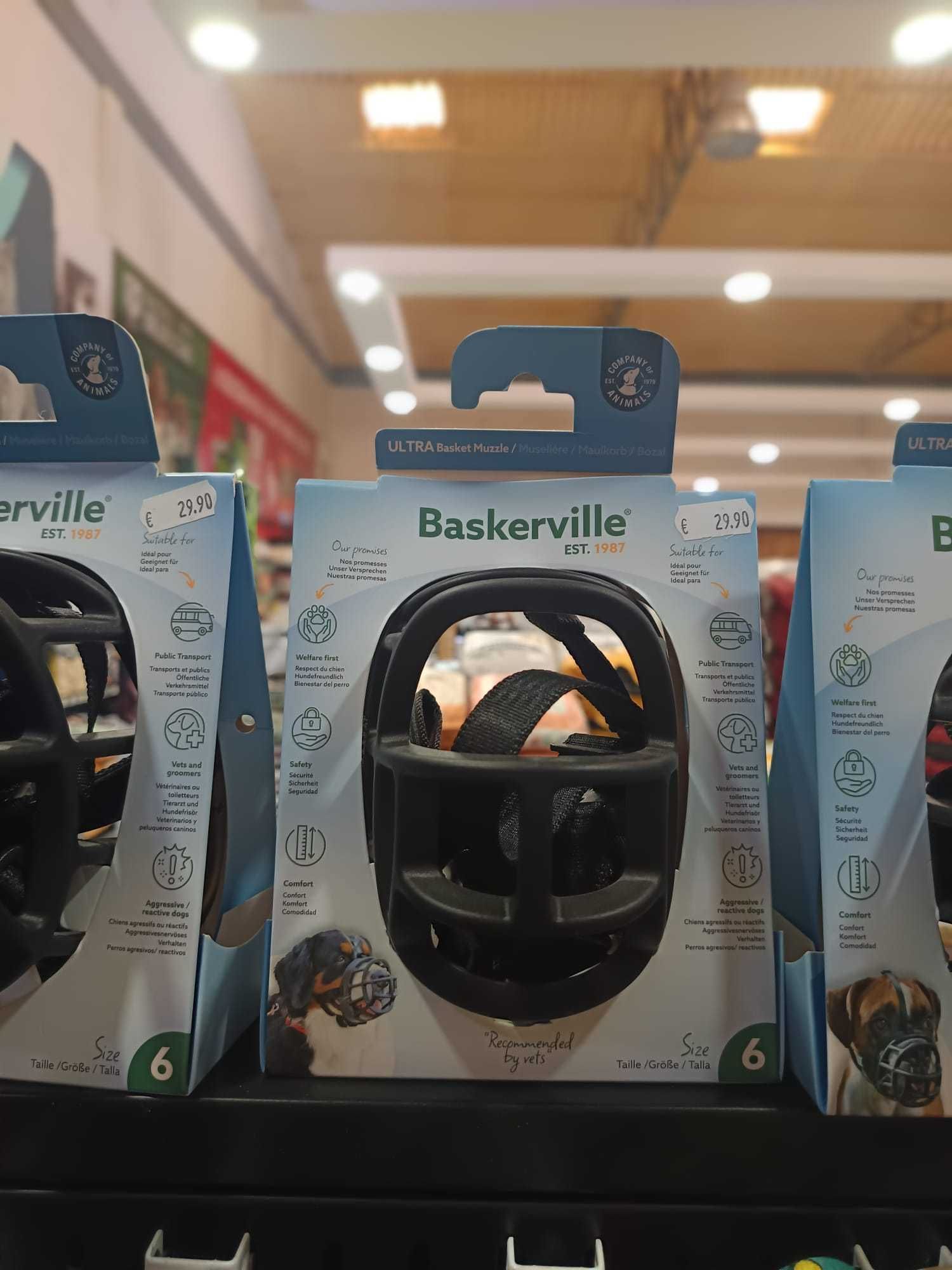 Açaimes Baskerville - Vários Tamanhos!