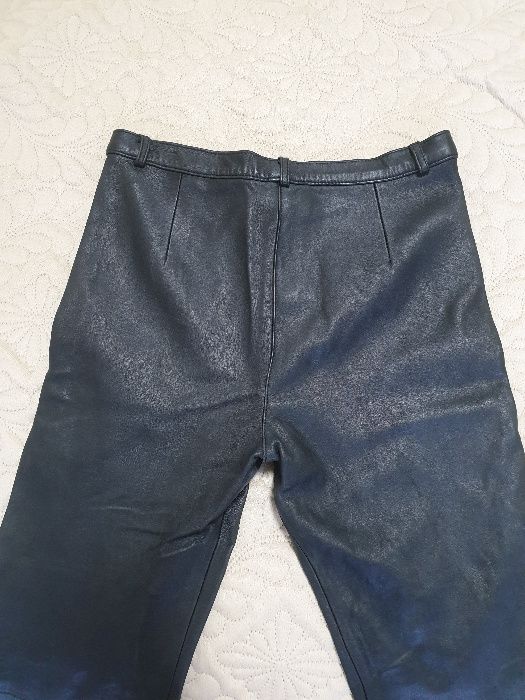 кожаные женские брюки