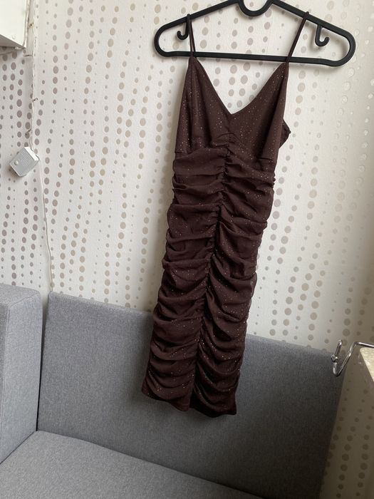 Sukienka mini, krótka bandażowa, obcisła Quiz roz. XS