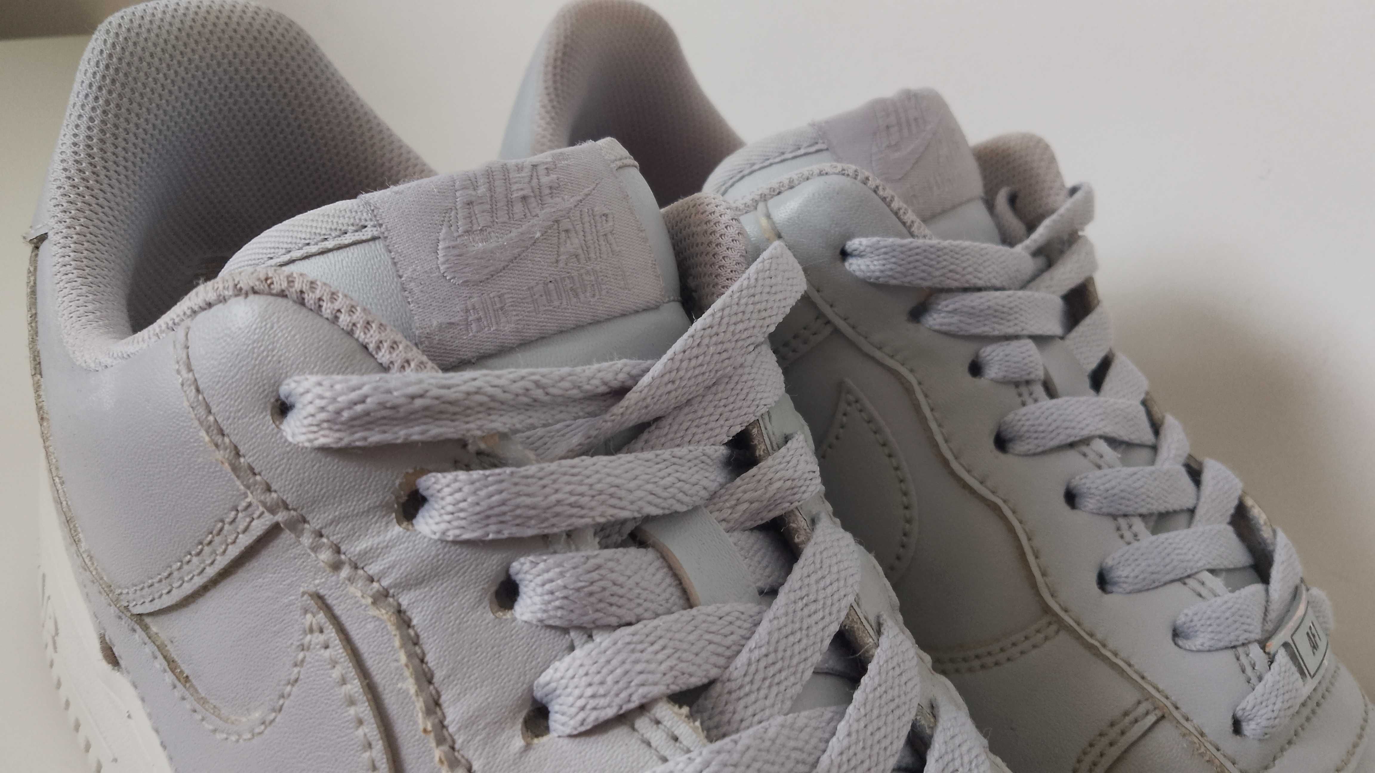 NIKE AIR FORCE 1  szare rozmiar 45 wkładka 29 cm