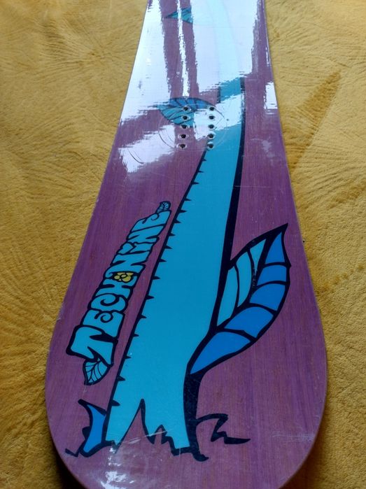 Prawie Nowy Zestaw Snowboard Deska TECHNINE 147 cm + NOWE RVN Fastec M