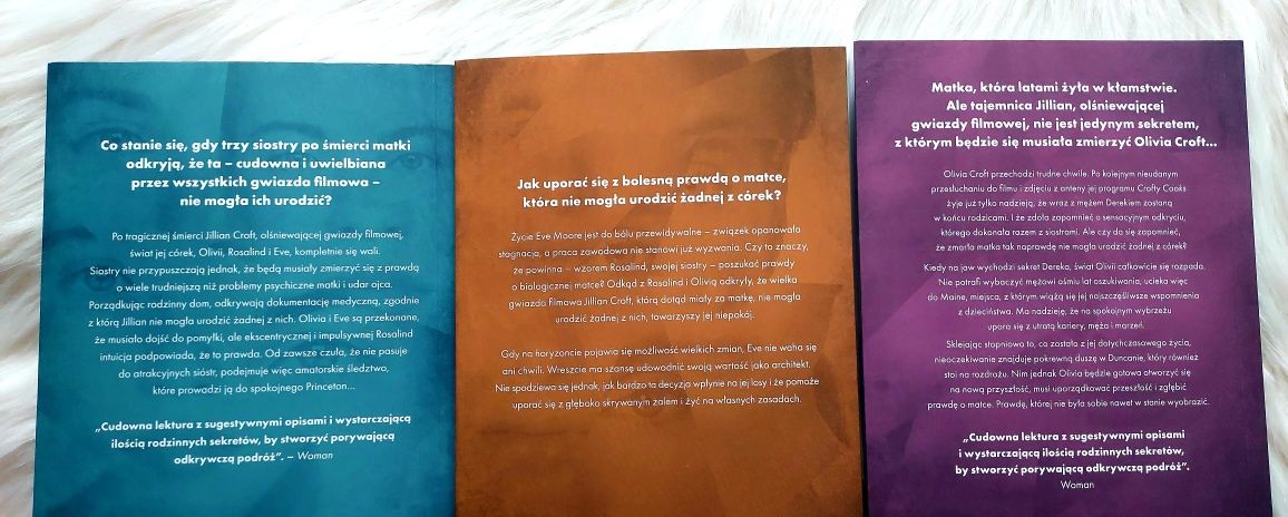 Trylogia: Dawne kłamstwa, Trudne prawdy, Bolesne sekrety, Shehadi Muna
