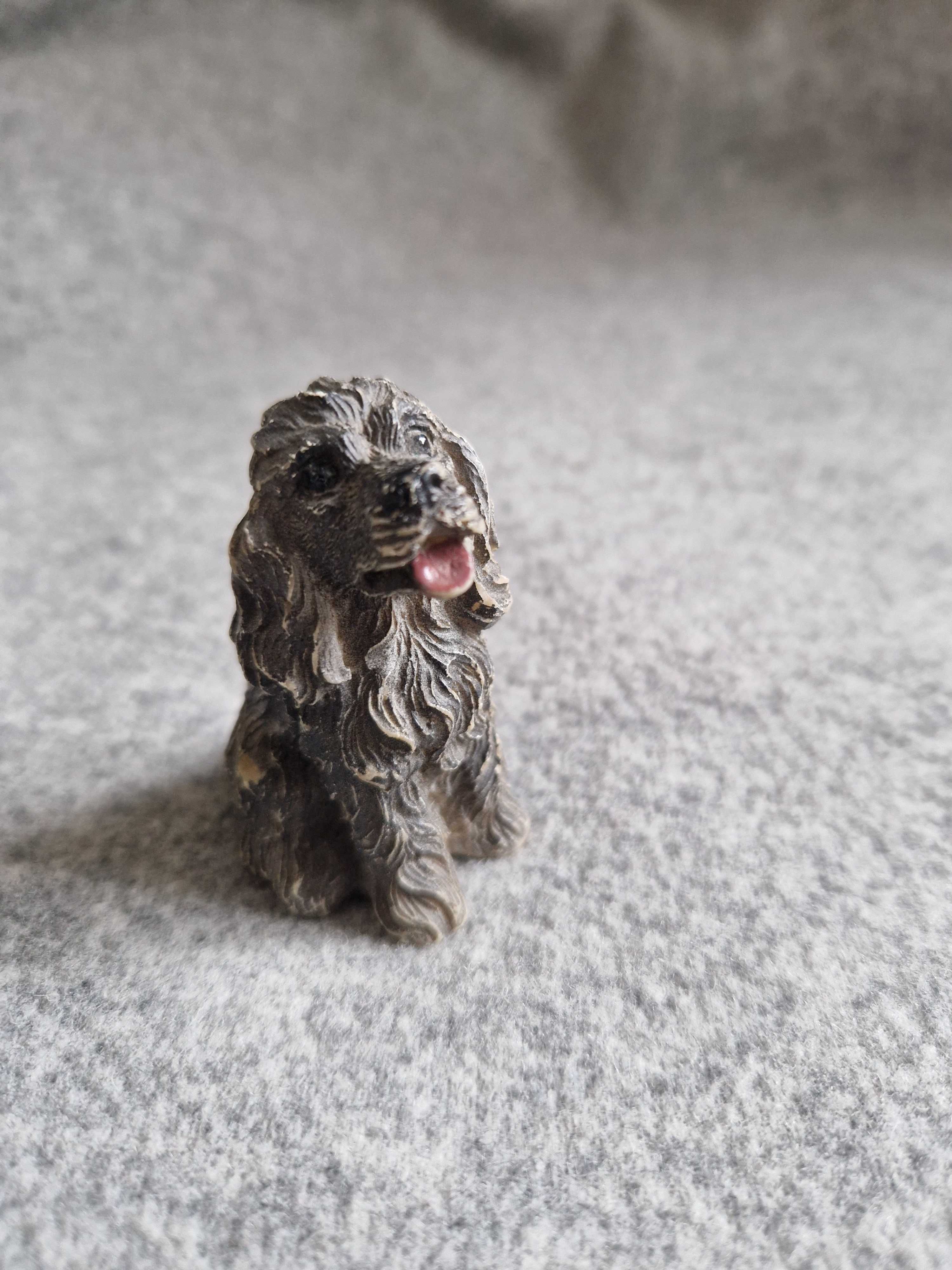 Figurki pieski golden retriver cocker spaniel