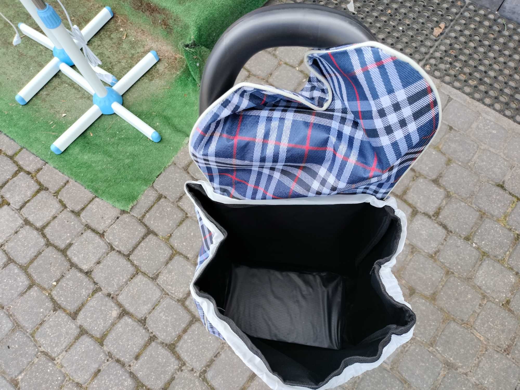 WÓZEK ZAKUPOWY  TORBA  NA KÓŁKACH trzy koła do zjeżdzania po schodach