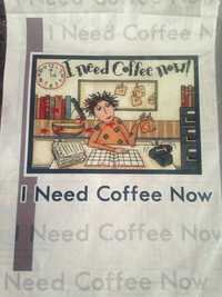 Продам Схему Вышивки Крестиком DIMENSIONS "I Need Coffee Now!"