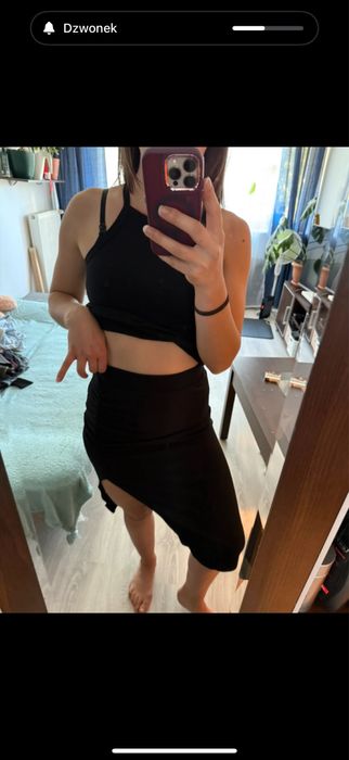 Czarna spódniczka shein 36