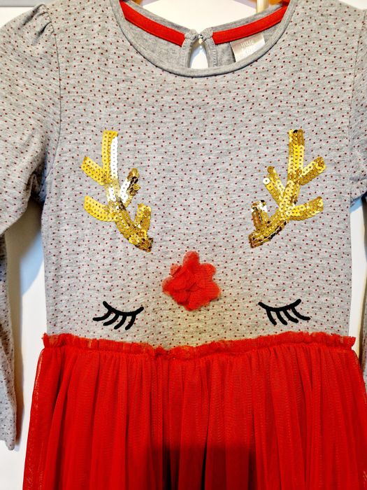 Sukienka świąteczna rozmiar 116 cm