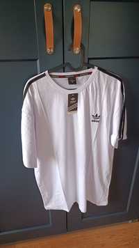 T-shirt męski Adidas biały 2XL