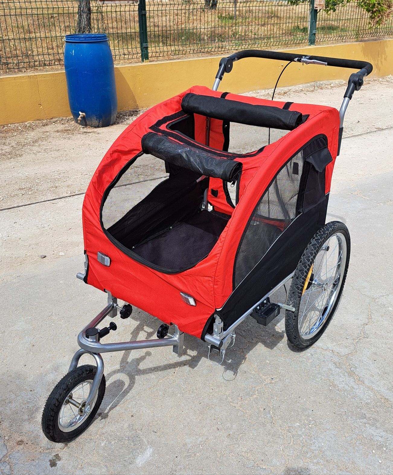 Carrinho de transporte para cães